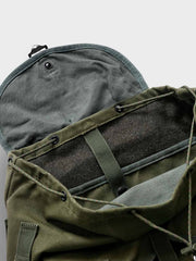 70年代レトロ テントカラーキャンバス×レザー 登山リュック