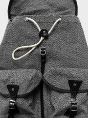 70年代レトロ テントカラーキャンバス×レザー 登山リュック