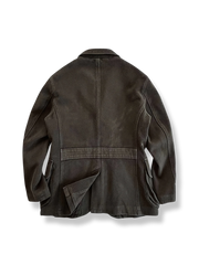 刺子ブラウン 狩猟ジャケット