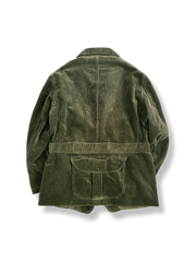 コーデュロイ 多機能ポケットテーラードジャケット