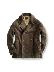 コーデュロイ ダブルブレストテーラード ジャケット