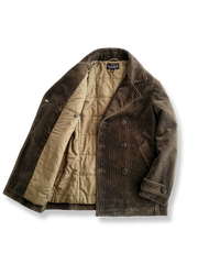 コーデュロイ ダブルブレストテーラード ジャケット