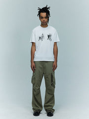 兵士プリントのディテール