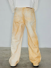 詳細画像:手作業のハンドサンディングとスプレー染めのディテール