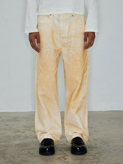 詳細画像:手作業のハンドサンディングとスプレー染めのディテール