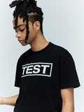 詳細画像:テストプリント半袖Tシャツのディテール