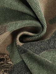 ダメージ加工とストーンウォッシュのディテール図