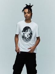 詳細画像:カート・コバーンのロックプリントのディテール