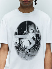 詳細画像:カート・コバーンのロックプリントのディテール