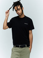 地球地図プリントTシャツ