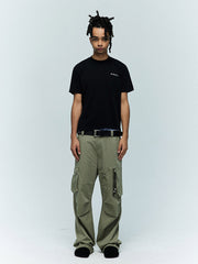 地球地図プリントTシャツ