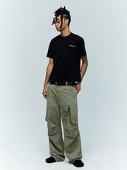 地球地図プリントTシャツ