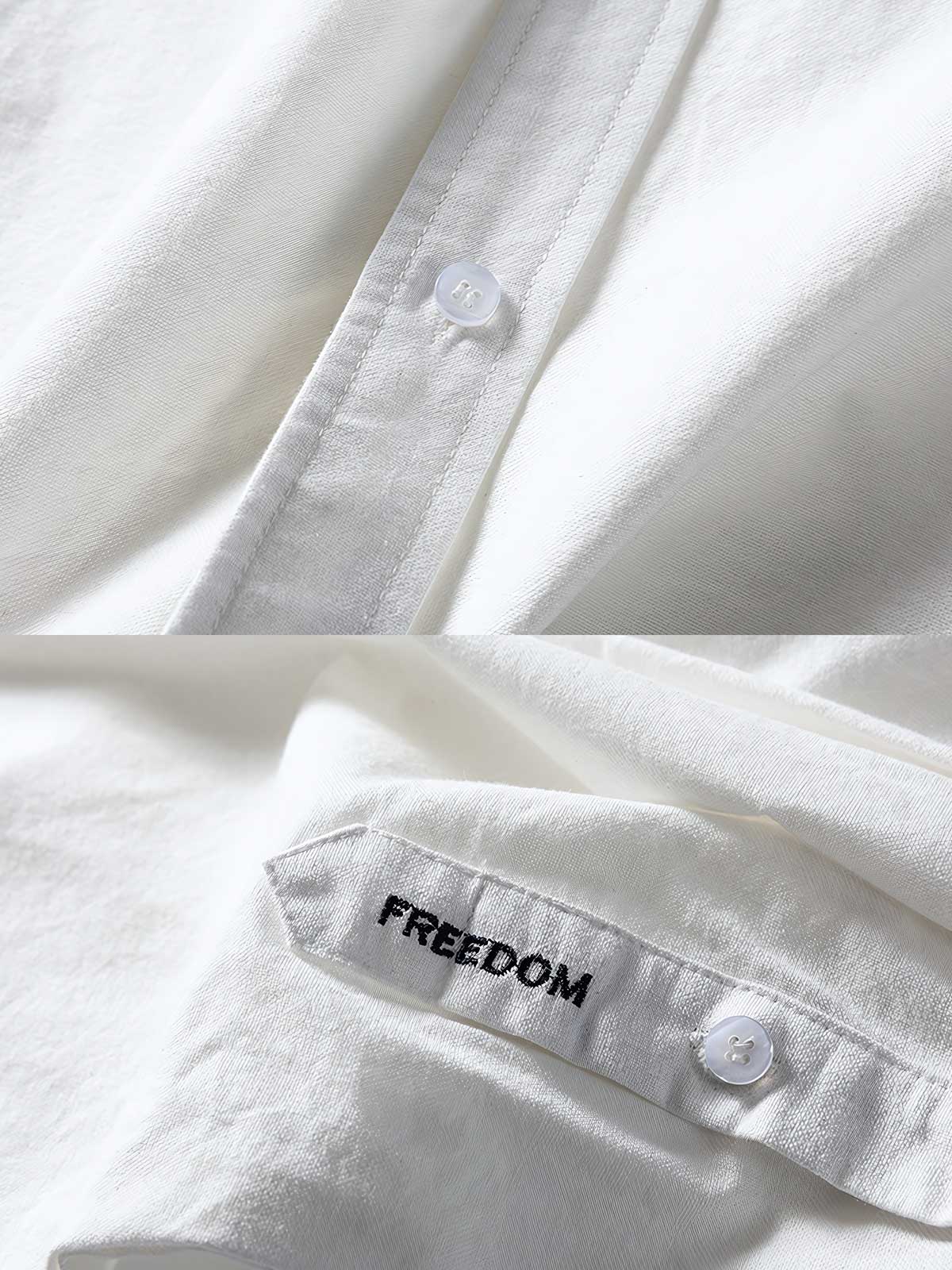 製品画像
「クラシックなブルーストライプと精巧な舵の刺繍を施した長袖シャツの全体展示図。ヴィンテージ感とエレガンスを兼ね備えたデザインが特徴。」
詳細画像
「小さくて精巧な舵刺繍ディテールの特写。航海テーマを表現した刺繍がヴィンテージ感を引き立て、デザイン性と機能性を兼ね備えています。」