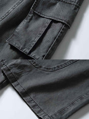 ウォッシュドヴィンテージ マルチポケットワークパンツ