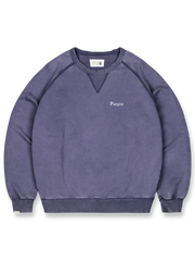 製品画像
「N.COLOR懐かしさの色シリーズの色落ち加工スウェット全体イメージ。420g厚手コットン生地とスノーウォッシュ加工が特徴で、レトロカラーがヴィンテージスタイルを引き立てる一着。」
詳細画像
「胸元の英文字プリントとスノーウォッシュ加工による色落ち感が際立つ生地のディテールクローズアップ。柔らかな肌触りと褪色の質感が魅力。」