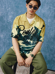 雪山 流水 ハワイアンシャツ