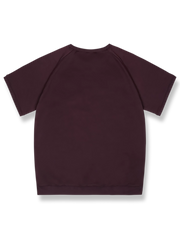 刺繍 ラグラン バッジ付き半袖Tシャツ