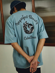 孔雀柄 Tシャツ