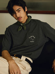 孔雀柄 Tシャツ