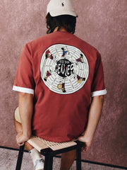 ビニールレコード マーチングバンド コットンTシャツ