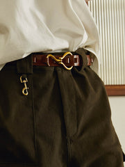 ヴィンテージフック レザーベルト