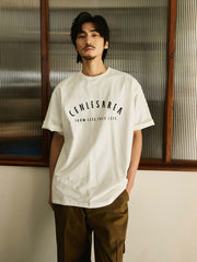 デザート フラワー 刺繍入り半袖Tシャツ