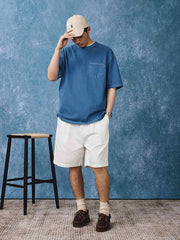 ヘビーダイウォッシュ ポケット付き半袖Tシャツ