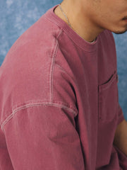 ヘビーダイウォッシュ ポケット付き半袖Tシャツ