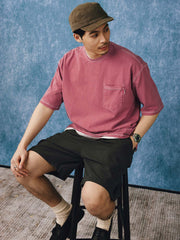 ヘビーダイウォッシュ ポケット付き半袖Tシャツ