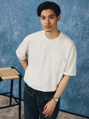 ヘビーダイウォッシュ ポケット付き半袖Tシャツ