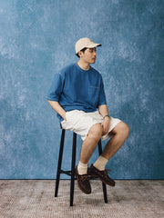 ヘビーダイウォッシュ ポケット付き半袖Tシャツ