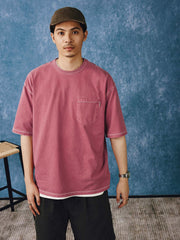 ヘビーダイウォッシュ ポケット付き半袖Tシャツ