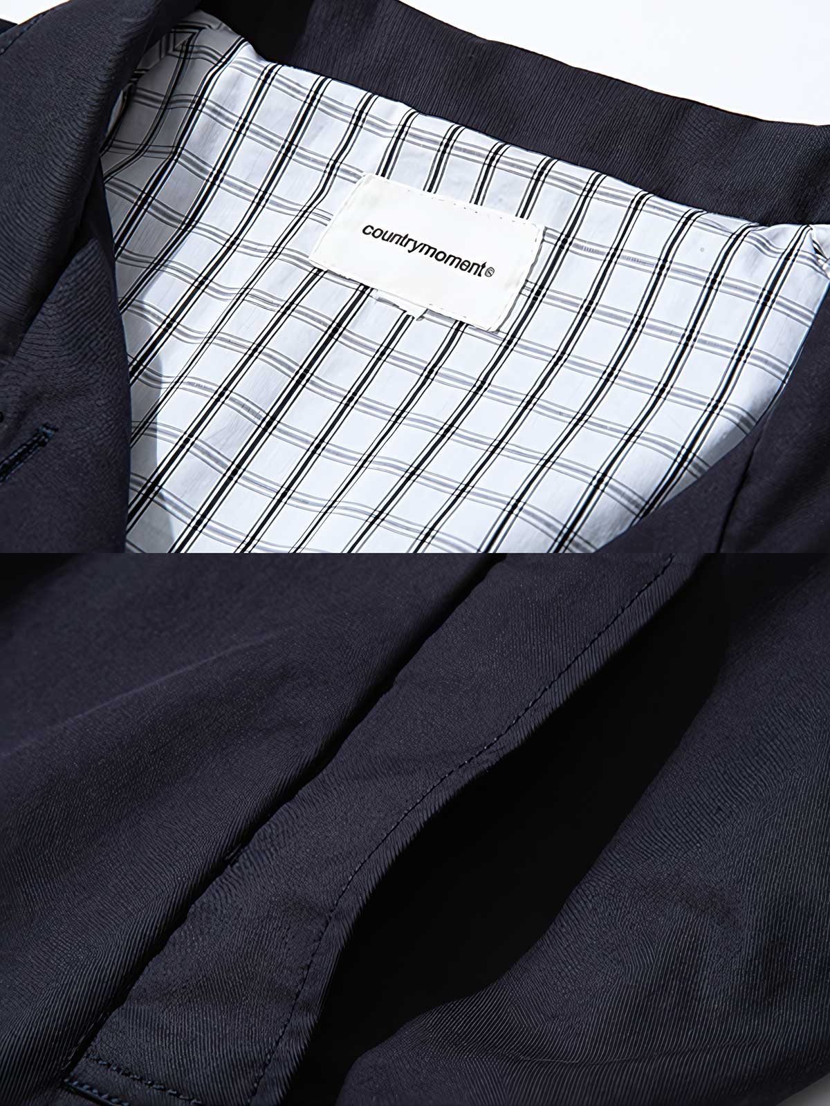 製品画像: オープンカラーとラグランスリーブデザインが特徴のヴィンテージスタイルミドル丈トレンチコート全体展示、テンセルとコットンの混紡素材でサンドウォッシュ加工を施した柔らかな質感
詳細画像: オープンカラーとラグランスリーブのデザインディテール、サンドウォッシュ加工のヴィンテージ感が強調された部分のクローズアップ