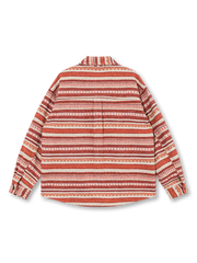 カラーブロック切替キューバシャツ