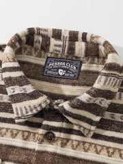 カラーブロック切替キューバシャツ