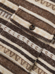 カラーブロック切替キューバシャツ