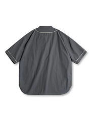 GRIT パッチワーク刺繍 ベースボールシャツ