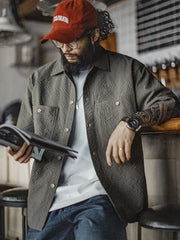 エアリー シアサッカー ワークシャツ