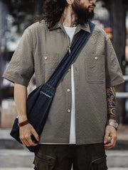 エアリー シアサッカー ワークシャツ