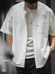 オーバーサイズ ボタンダウン 半袖シャツ