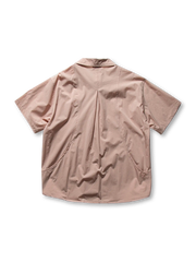 隠しジップポケット半袖シャツ