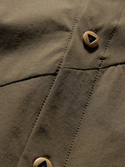 隠しジップポケット半袖シャツ