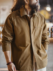 ヴィンテージウエスタンプリント長袖シャツ