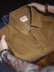 ヴィンテージウエスタンプリント長袖シャツ