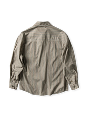 ストライプ 襟付き ベーシックシャツ 全体外観