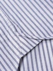 ブルーホワイトストライプシャツ