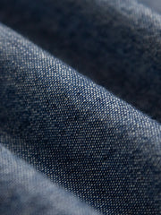 シャンブレー長袖シャツ