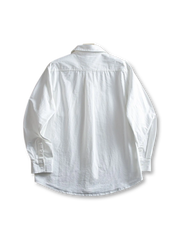 オックスフォード 猫刺繍シャツ