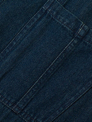 ウォッシュドデニムショートスリーブシャツ