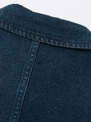 ウォッシュドデニムショートスリーブシャツ